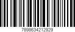 Código de barras (EAN, GTIN, SKU, ISBN): '7898634212929'