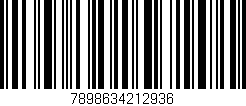 Código de barras (EAN, GTIN, SKU, ISBN): '7898634212936'