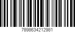 Código de barras (EAN, GTIN, SKU, ISBN): '7898634212981'