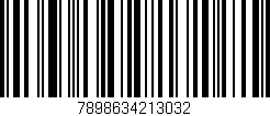 Código de barras (EAN, GTIN, SKU, ISBN): '7898634213032'
