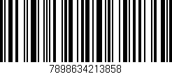Código de barras (EAN, GTIN, SKU, ISBN): '7898634213858'
