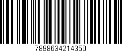 Código de barras (EAN, GTIN, SKU, ISBN): '7898634214350'