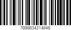 Código de barras (EAN, GTIN, SKU, ISBN): '7898634214848'