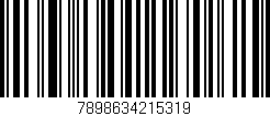 Código de barras (EAN, GTIN, SKU, ISBN): '7898634215319'