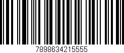 Código de barras (EAN, GTIN, SKU, ISBN): '7898634215555'
