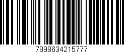 Código de barras (EAN, GTIN, SKU, ISBN): '7898634215777'
