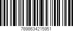 Código de barras (EAN, GTIN, SKU, ISBN): '7898634215951'