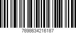 Código de barras (EAN, GTIN, SKU, ISBN): '7898634216187'