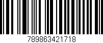 Código de barras (EAN, GTIN, SKU, ISBN): '789863421718'