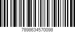 Código de barras (EAN, GTIN, SKU, ISBN): '7898634570098'