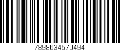 Código de barras (EAN, GTIN, SKU, ISBN): '7898634570494'