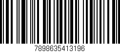 Código de barras (EAN, GTIN, SKU, ISBN): '7898635413196'