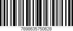 Código de barras (EAN, GTIN, SKU, ISBN): '7898635750628'