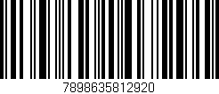 Código de barras (EAN, GTIN, SKU, ISBN): '7898635812920'