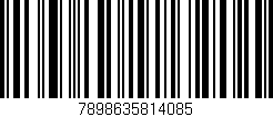 Código de barras (EAN, GTIN, SKU, ISBN): '7898635814085'