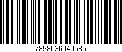 Código de barras (EAN, GTIN, SKU, ISBN): '7898636040585'