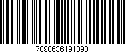 Código de barras (EAN, GTIN, SKU, ISBN): '7898636191093'