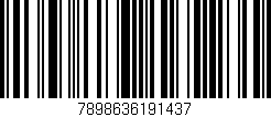 Código de barras (EAN, GTIN, SKU, ISBN): '7898636191437'