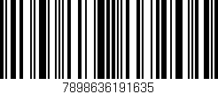 Código de barras (EAN, GTIN, SKU, ISBN): '7898636191635'