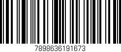 Código de barras (EAN, GTIN, SKU, ISBN): '7898636191673'