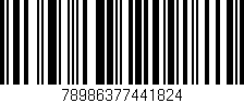 Código de barras (EAN, GTIN, SKU, ISBN): '78986377441824'
