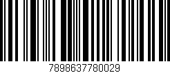 Código de barras (EAN, GTIN, SKU, ISBN): '7898637780029'