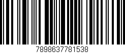 Código de barras (EAN, GTIN, SKU, ISBN): '7898637781538'