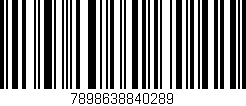 Código de barras (EAN, GTIN, SKU, ISBN): '7898638840289'