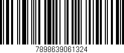 Código de barras (EAN, GTIN, SKU, ISBN): '7898639061324'