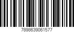 Código de barras (EAN, GTIN, SKU, ISBN): '7898639061577'
