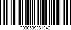 Código de barras (EAN, GTIN, SKU, ISBN): '7898639061942'