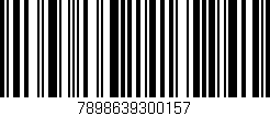 Código de barras (EAN, GTIN, SKU, ISBN): '7898639300157'