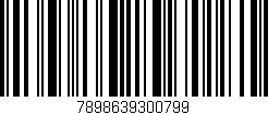 Código de barras (EAN, GTIN, SKU, ISBN): '7898639300799'