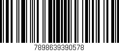 Código de barras (EAN, GTIN, SKU, ISBN): '7898639390578'