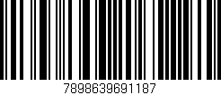 Código de barras (EAN, GTIN, SKU, ISBN): '7898639691187'