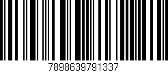 Código de barras (EAN, GTIN, SKU, ISBN): '7898639791337'