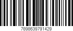 Código de barras (EAN, GTIN, SKU, ISBN): '7898639791429'