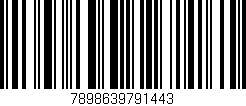 Código de barras (EAN, GTIN, SKU, ISBN): '7898639791443'