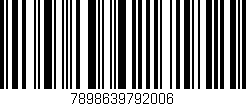 Código de barras (EAN, GTIN, SKU, ISBN): '7898639792006'