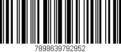 Código de barras (EAN, GTIN, SKU, ISBN): '7898639792952'