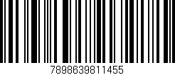 Código de barras (EAN, GTIN, SKU, ISBN): '7898639811455'