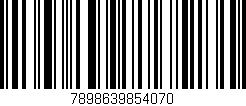 Código de barras (EAN, GTIN, SKU, ISBN): '7898639854070'