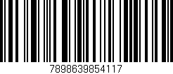 Código de barras (EAN, GTIN, SKU, ISBN): '7898639854117'