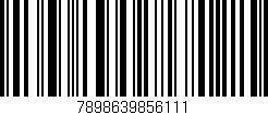 Código de barras (EAN, GTIN, SKU, ISBN): '7898639856111'