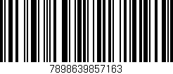 Código de barras (EAN, GTIN, SKU, ISBN): '7898639857163'