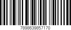 Código de barras (EAN, GTIN, SKU, ISBN): '7898639857170'
