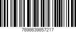 Código de barras (EAN, GTIN, SKU, ISBN): '7898639857217'