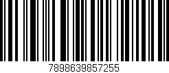 Código de barras (EAN, GTIN, SKU, ISBN): '7898639857255'