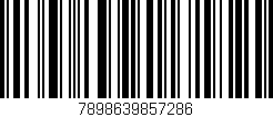 Código de barras (EAN, GTIN, SKU, ISBN): '7898639857286'