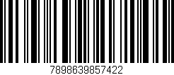 Código de barras (EAN, GTIN, SKU, ISBN): '7898639857422'